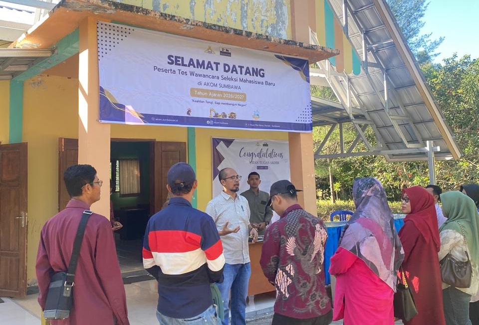 Pendaftar Membludak, AKOM Sumbawa Gelar Seleksi Calon Mahasiswa Baru